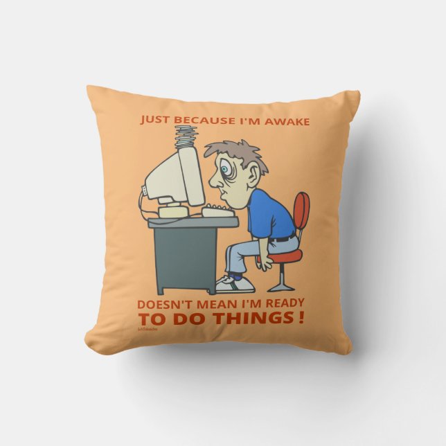 WANT IK WACHT NIET DAT IK KLAAR BEN. KUSSEN (Voorkant)