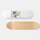 WANT IK WACHT NIET DAT IK KLAAR BEN. PERSOONLIJK SKATEBOARD (Horizontaal)