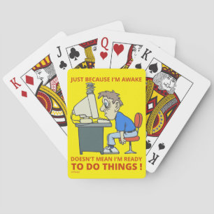 WANT IK WACHT NIET DAT IK KLAAR BEN. POKERKAARTEN