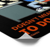 WANT IK WACHT NIET DAT IK KLAAR BEN. POSTER (Hoek)