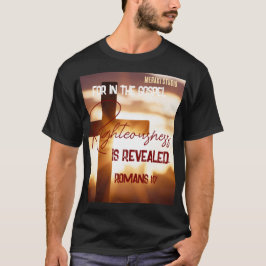 "want in het evangelie rechtvaardigheid1 van god " t-shirt