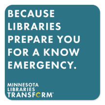 Want ken Blauwgroen vierkante Sticker