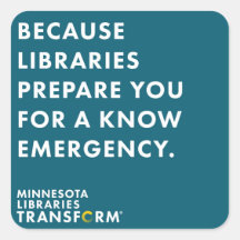 Want ken Blauwgroen vierkante Sticker