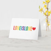 Want liefde is liefde kaart (Gele Bloem)