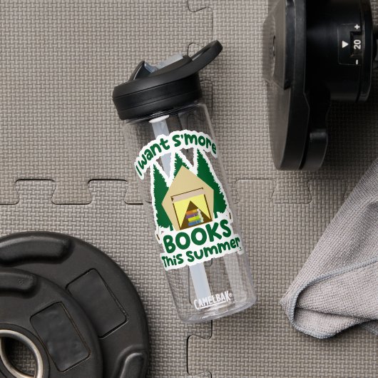 Want Smore Books Summer Funny Reading Saying Waterfles (Sportschool (Gedraaid)  )