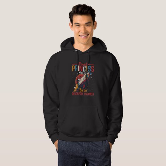 Want To Be An Aerospace Engineer Engineering Graph Hoodie (Voorkant volledig)