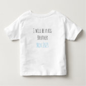 Want to know a secret, big brother customizable kinder shirts (Achterkant)