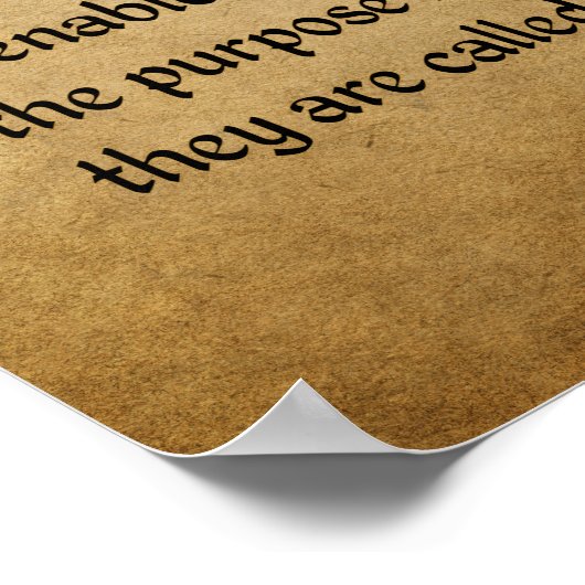 Want we weten dat God (Scripture Romans 8:28 Poster (Hoek)