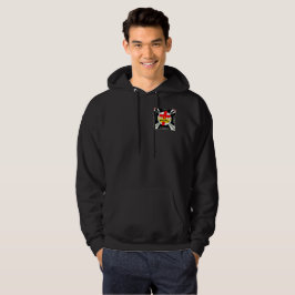 Want wij worstelen niet met Efeziërs 6:12-Sangria Hoodie