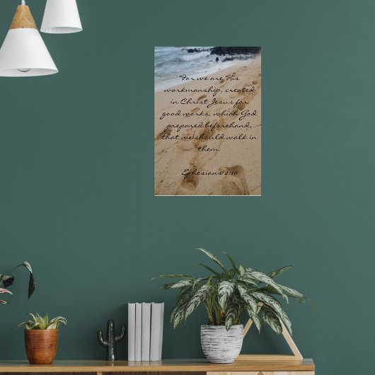 Want wij zijn Zijn werkstuk, - Poster (Woonkamer 1)
