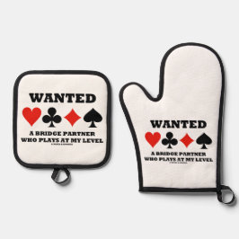 Wanted A Bridge Partner Who Plays At My Level Ovenwant & Pannenlap Set