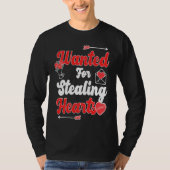 Wanted For Stealing Hearts T-shirt (Voorkant)