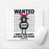 Wanted I Once Was Lost Funny Sheep Quotes Jesus Ch Muismat (Met muis)