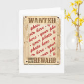 WANTED Poster Photo Lijst Kaart (Gele Bloem)