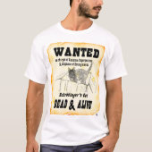 "WANTED: Schrodinger's Cat"-Shirt T-shirt (Voorkant)