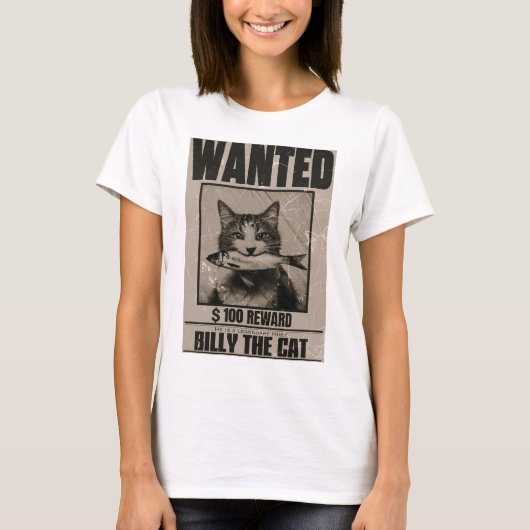 WANTED!  T-SHIRT (Voorkant)