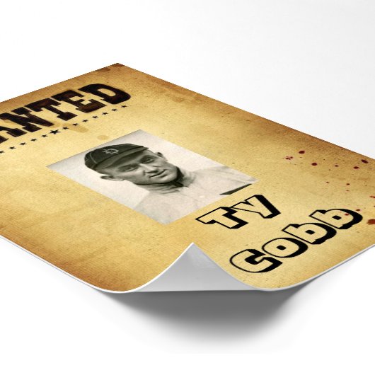 WANTED Ty Coob Print, Value Poster Paper (Matte) (Hoek)
