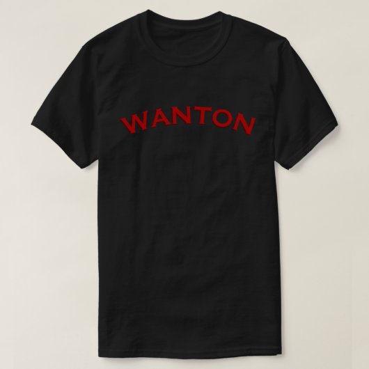 Wanton T-shirt (Design voorkant)