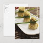 wantondumplijnen met witte Spaanse peper Briefkaart (Voorkant / Achterkant)