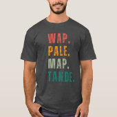 WAP BORD KAART TANDE T-SHIRT (Voorkant)