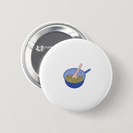 WAP Macaroni in een Pot Ronde Button 5,7 Cm (Voorkant /achterkant)