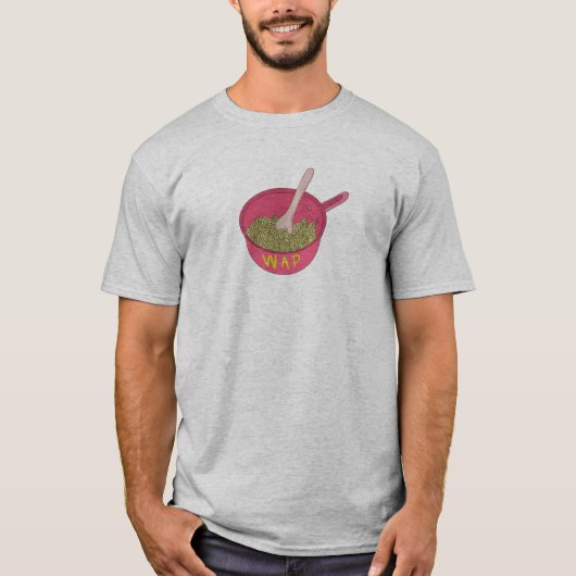 WAP Macaroni in een Pot T-shirt (Voorkant)