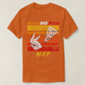WAP Wings en Pizza Funny T-shirt (Design voorkant)
