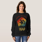 Wap Witches en Potions Retro Sunset heks Trui (Voorkant volledig)