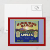 Wapato Washington Apples Briefkaart (Voorkant / Achterkant)