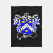 Wapen Achternaam Achternaam Familie Crest Fleece Deken (Voorkant)