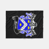 Wapen Achternaam Achternaam Familie Crest Fleece Deken (Voorkant (Horizontaal))