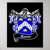 Wapen Achternaam Achternaam Familie Crest Poster (Voorkant)