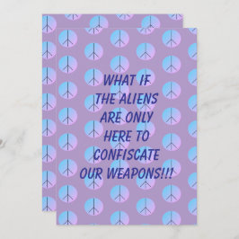 Wapen Alien Ontvoering Uitnodiging