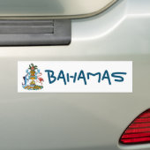 Wapen - de Bahama's Bumpersticker (Op auto)