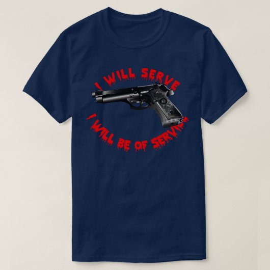 Wapen die ik dien 9MM T-shirt (Design voorkant)