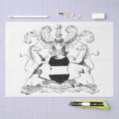 wapen Eenhoorn Ephemera Decoupage Tissuepapier (Craft)