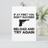 Wapen herladen bedankkaart (Staand voorkant)