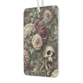 Wapen in de Rozen - Gotische Bloemenschedel Luchtverfrisser (Links)