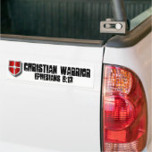 wapen_schild, Christelijke aankomende Ephesianen 6 Bumpersticker (Op Truck)
