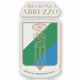Wapen van Abruzzo, Italië Sticker