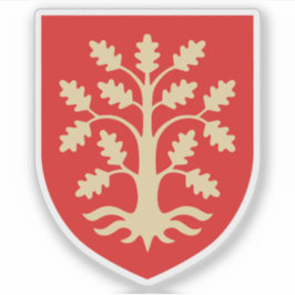 Wapen van Agder County, Noorwegen Sticker