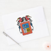 Wapen van Aguascalientes (staat) - MEXICO Ronde Sticker (Envelop)