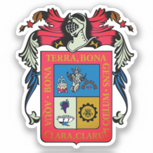 Wapen van Aguascalientes (staat) - MEXICO Sticker