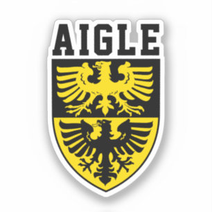Wapen van Aigle, Zwitserland Sticker