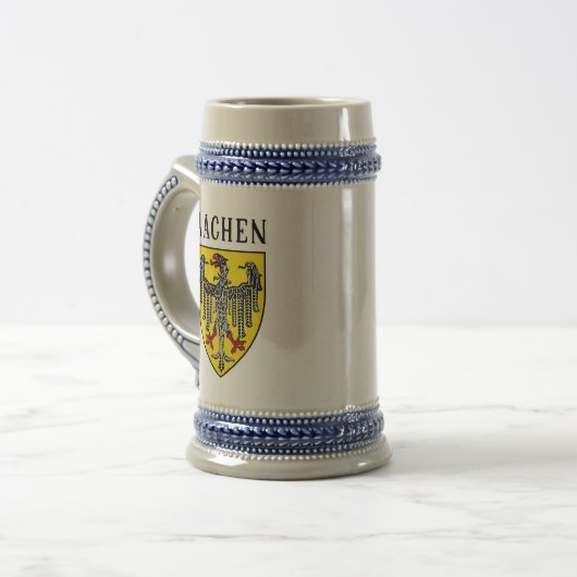 Wapen van Aken, Duitsland Bierpul (Voorkant links)