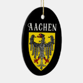 Wapen van Aken, Duitsland Keramisch Ornament (Rechts)