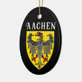Wapen van Aken, Duitsland Keramisch Ornament (Links)