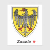 Wapen van Aken, Duitsland Sticker (Vel)