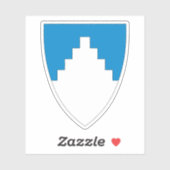 Wapen van Akershus, Noorwegen Sticker (Vel)