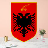 Wapen van Albanië Acryl Bord (Huwelijk)